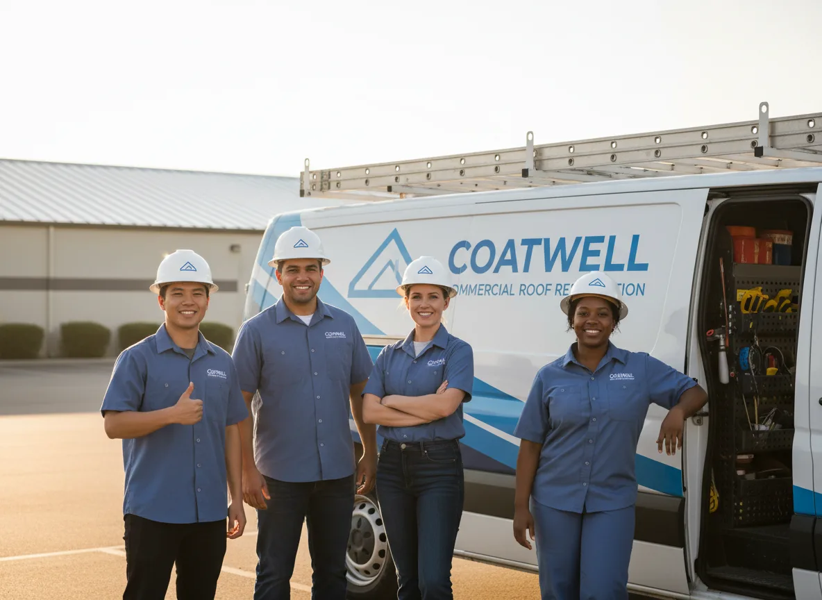 Commercial roof coating company in Casco, ME